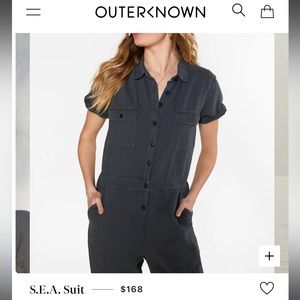 Outerknown S.E.A suit. Asphalt